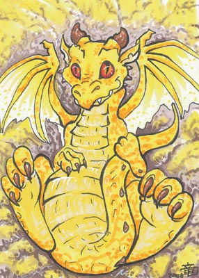 ACEO desertdragonkid