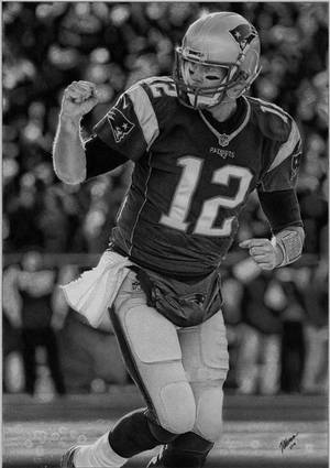 tom brady finished graphite pencil drawing by gregginho23