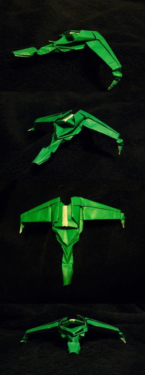 Klingon Bird of Prey Origami