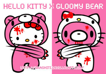 Hello Kitty x Gloomy Bear