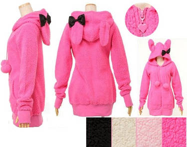 Lolita Winter Bunny Hoodie