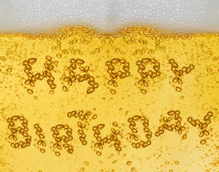 Birthdaycard Beer