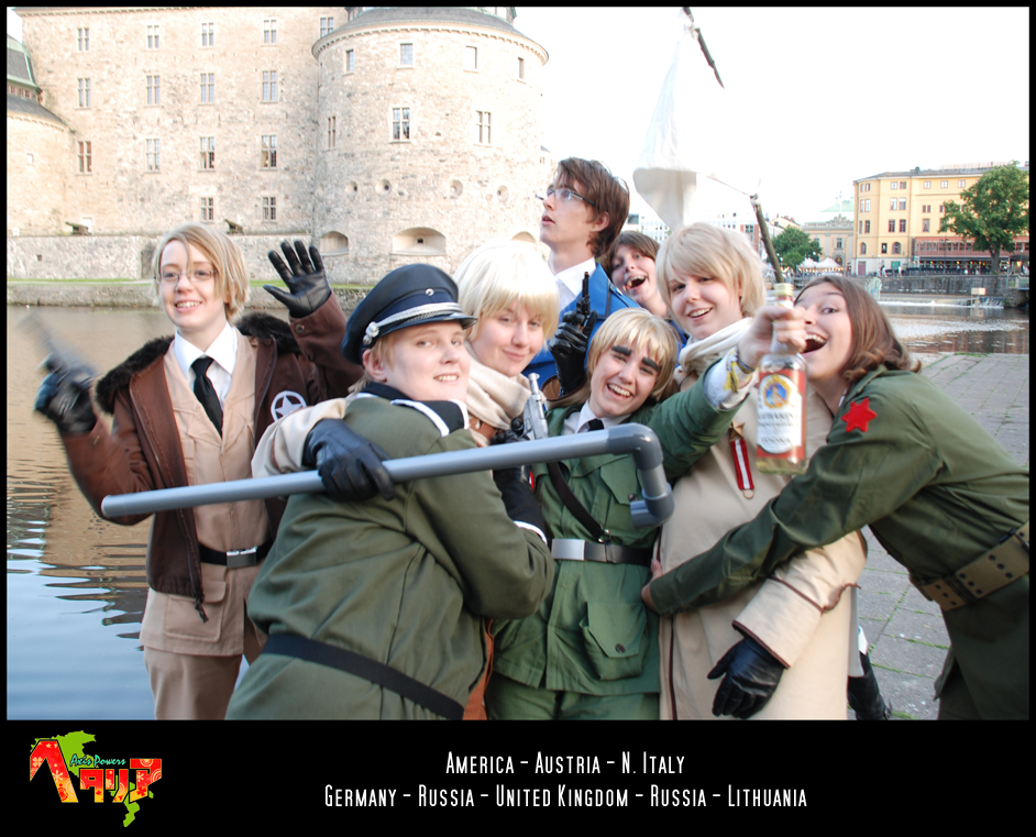 APH-cosplay: Drunken party