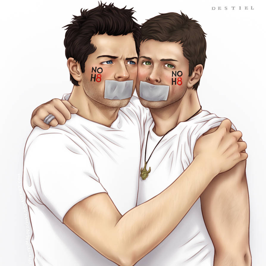 Supernatural - NO H8 by Kumagorochan