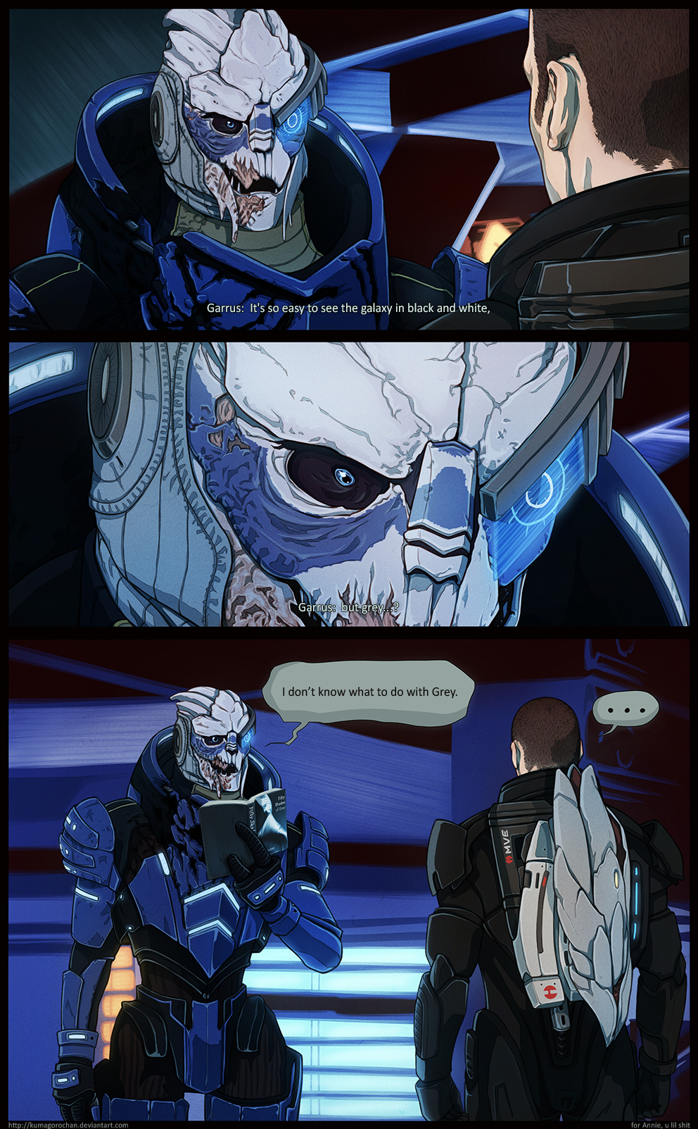 Mass Effect - I don't know what to do with Grey