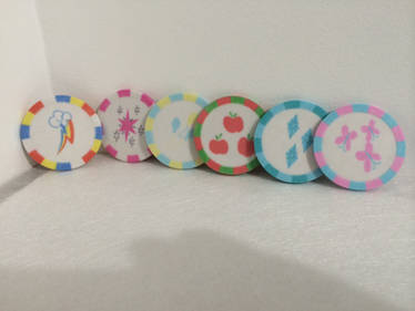 3D Printed - MLP - Cutie Mark Poker Chips v1