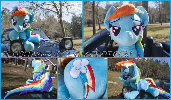 36 inch Life Size Rainbow Dash