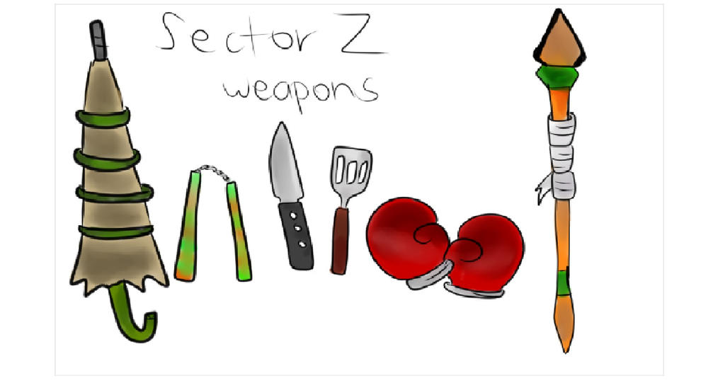 Sector Z weapons by hannahj76 on DeviantArt
