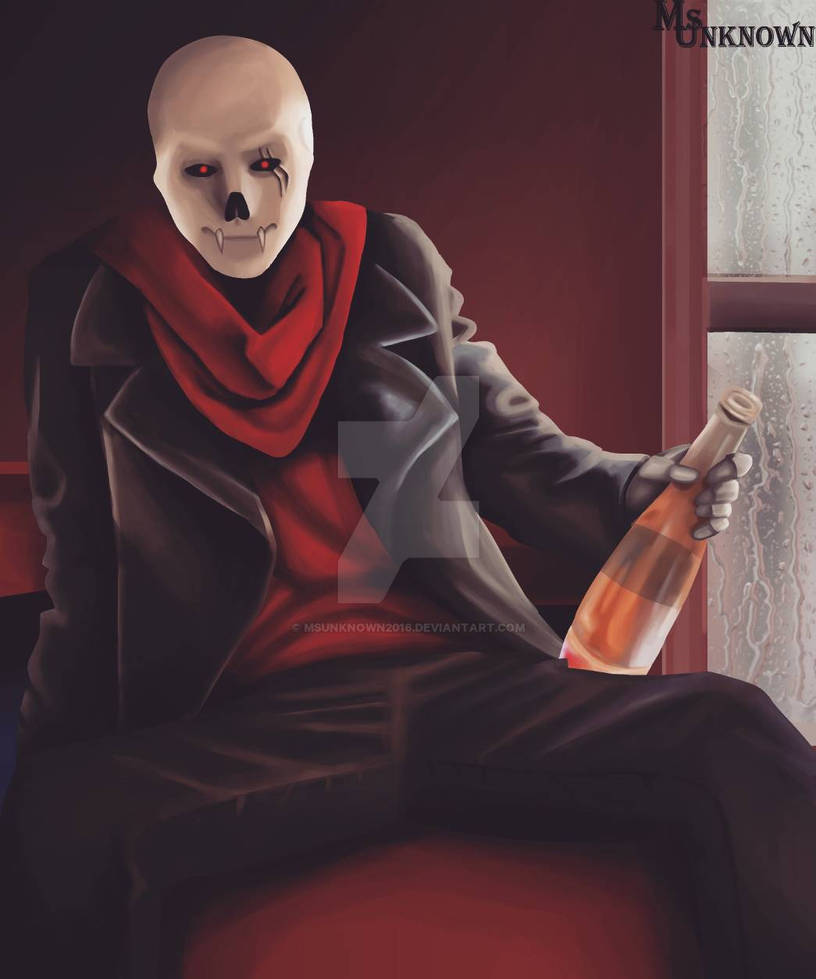 Papyrus Raining Underfell Papyrus fanart by MsUnknown2016 on DeviantArt