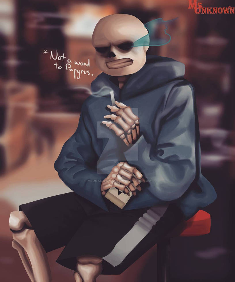 Sans Undertale fanart by MsUnknown2016 on DeviantArt