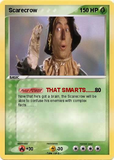 Scarecrow Pokemon Card