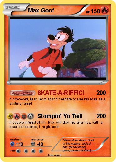 Max Goof Pokemon Card By Amphitrite7 On Deviantart Max Goof Pokemon Card By Amphitrite7 On Deviantart