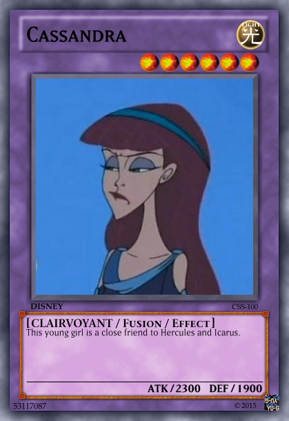 Cassandra Yu-Gi-Oh Card