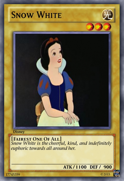 Snow White Yu-Gi-Oh Card by Amphitrite7 on DeviantArt