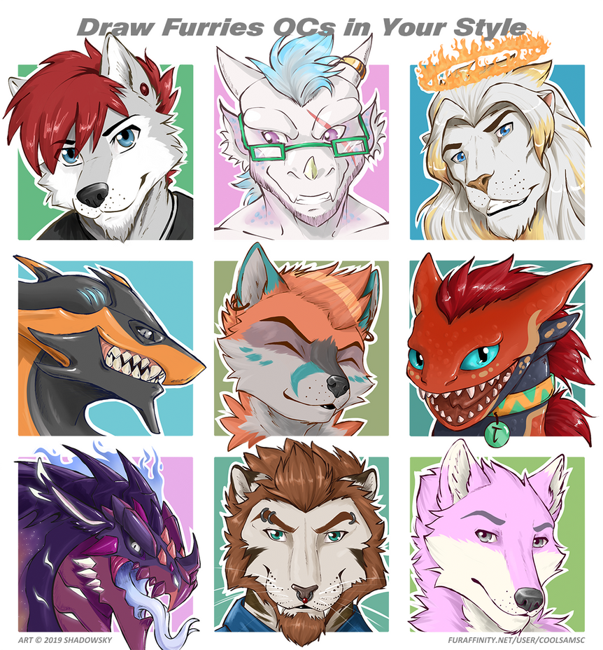 Draw Furries OCs in Your Style Round 5 by SamSC on DeviantArt