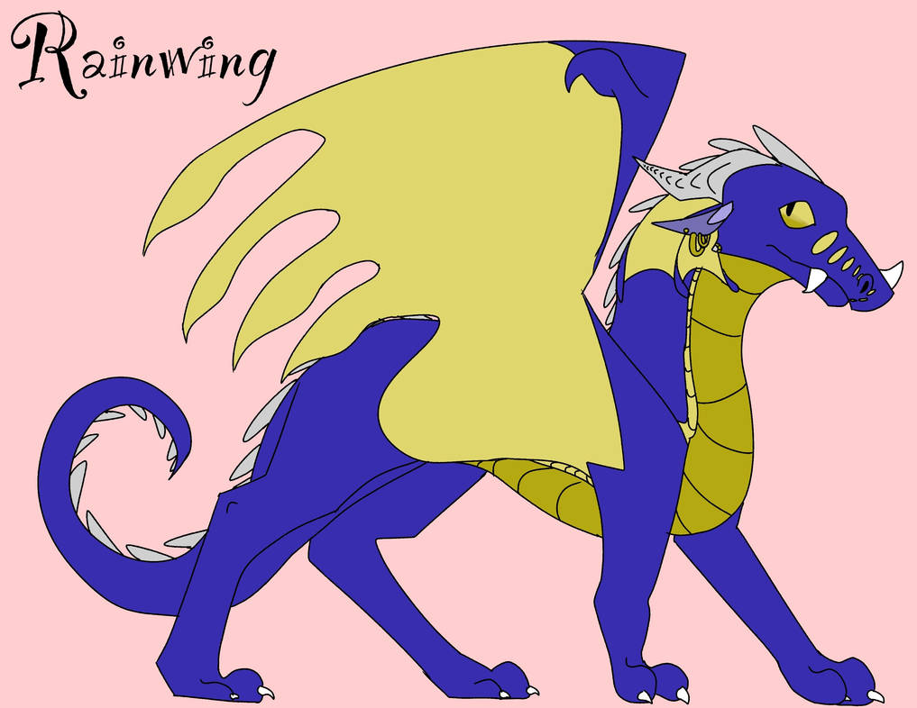 Rainwing Ruff Poorly coloured rainwing by WingsOfWarriors12 on DeviantArt