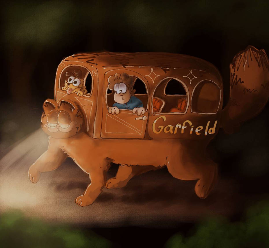 Garfield Bus Window Garfield bus by Cheldobruakk on DeviantArt