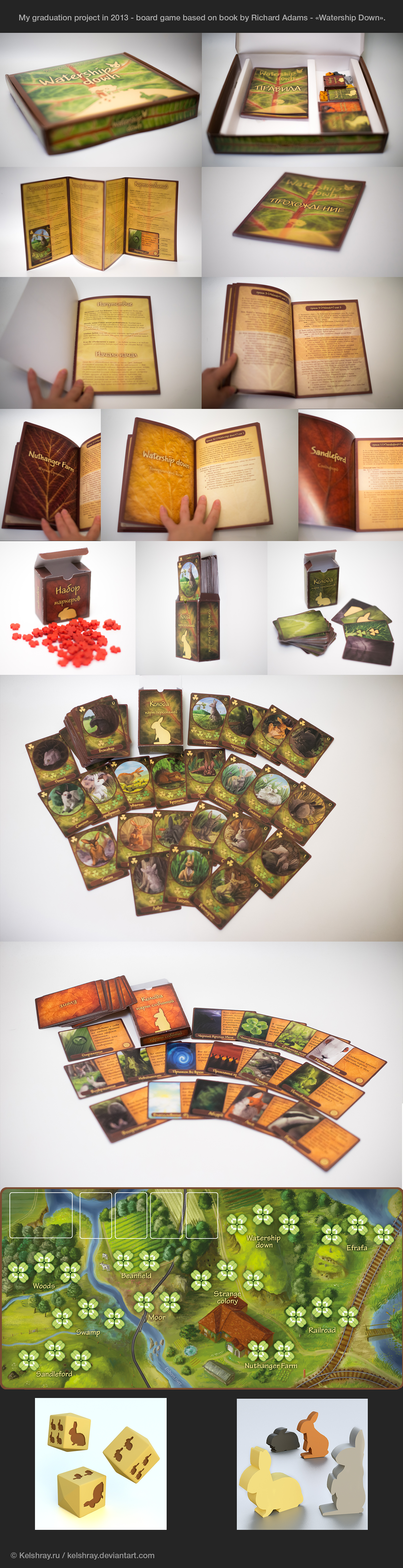 Diplom 2013 Watership down boardgame