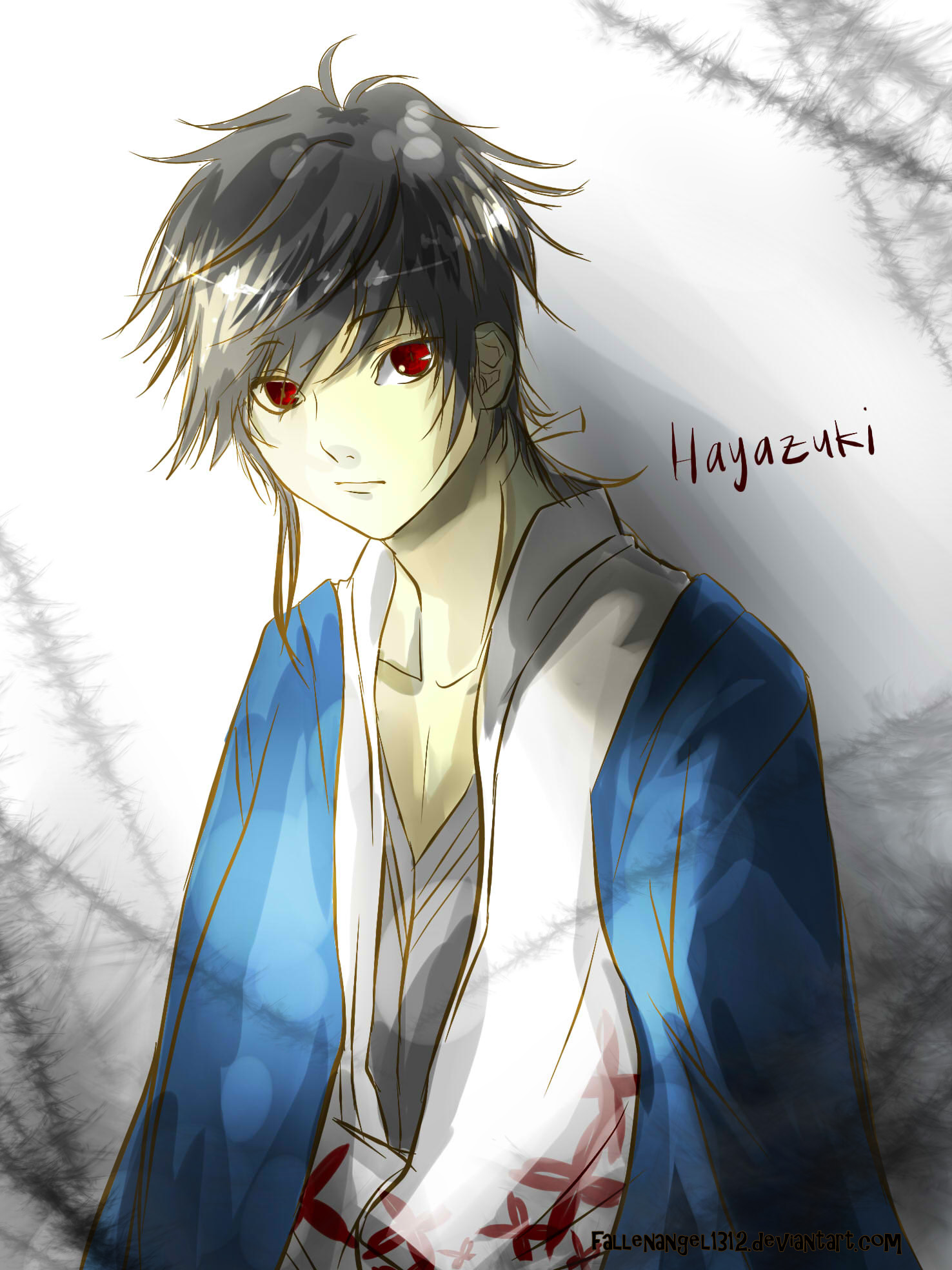 Hayazuki character design