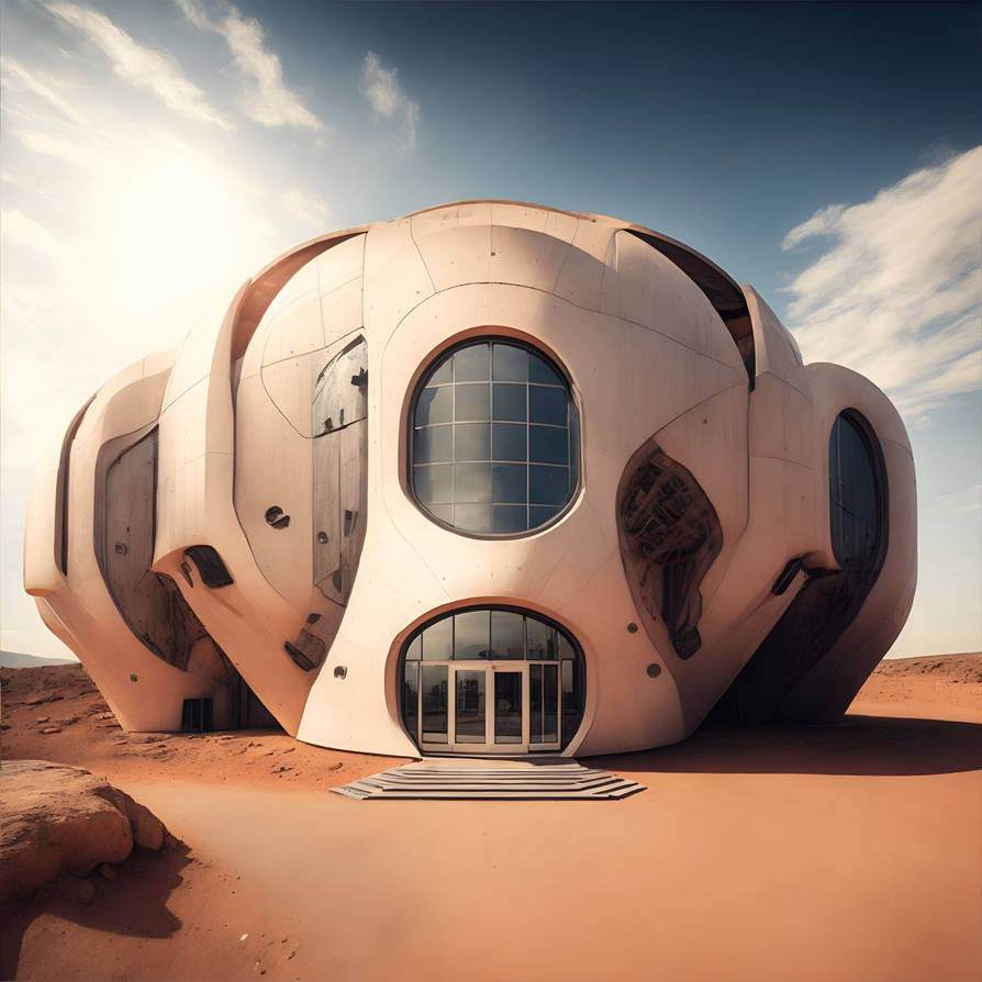 Mars Modern Ultra modern huge Mars building by ishi99 on DeviantArt