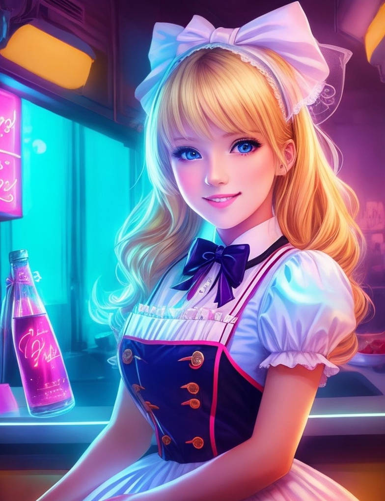 Cute waitress-02 by ishi99 on DeviantArt