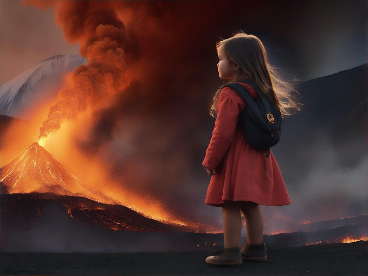 A Kids Volcano Encounter! by ishi99 on DeviantArt