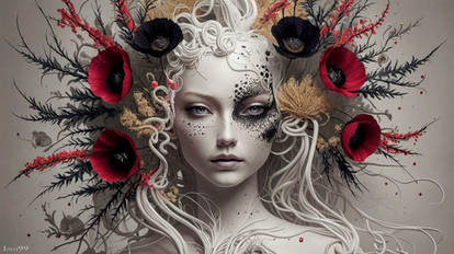 Intricate Trippy Flower Patterns