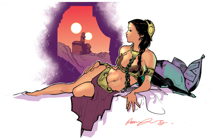 Princess Leia - Colored