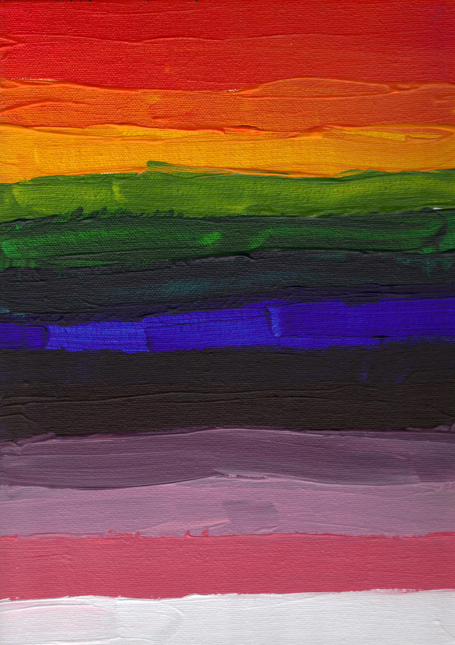 Painted rainbow