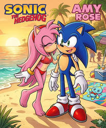 Amy giving Sonic a Kiss on the Cheek (13)