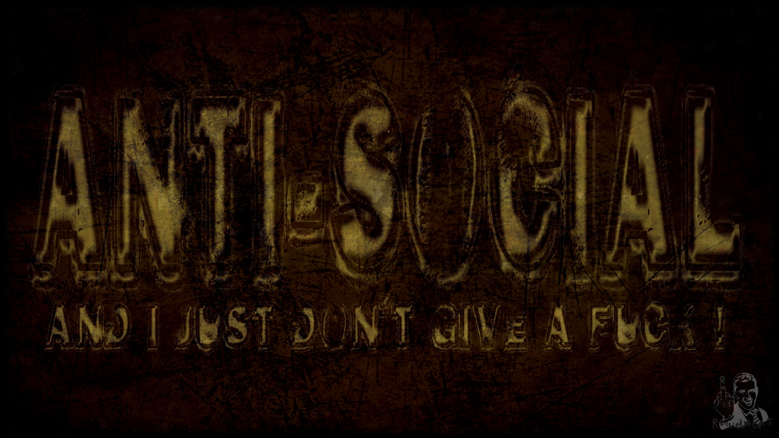 Anti-Social Wallpaper by RogueVincent on DeviantArt Anti-Social Wallpaper by RogueVincent on DeviantArt