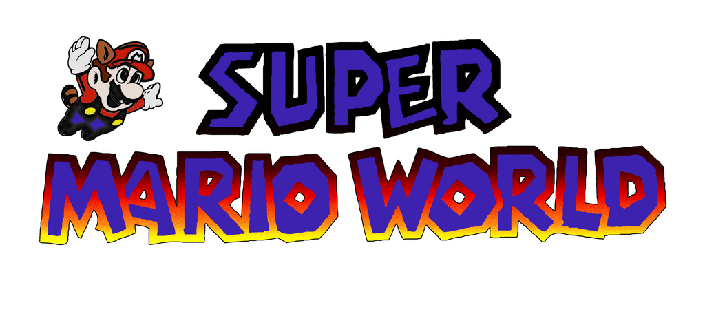 Super Mario World Logo *2 by RogueVincent on DeviantArt