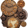 Steampunk : Gears Of Time Wall Clock