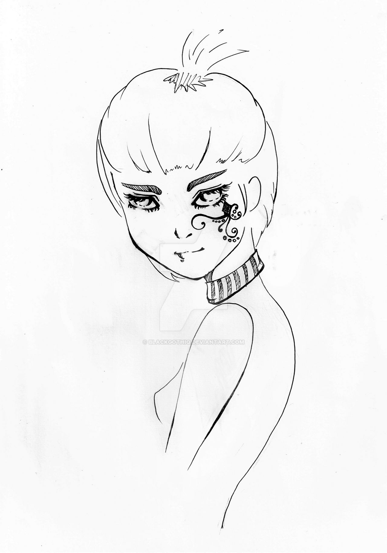 Pixie Cut by blackgothiq on DeviantArt