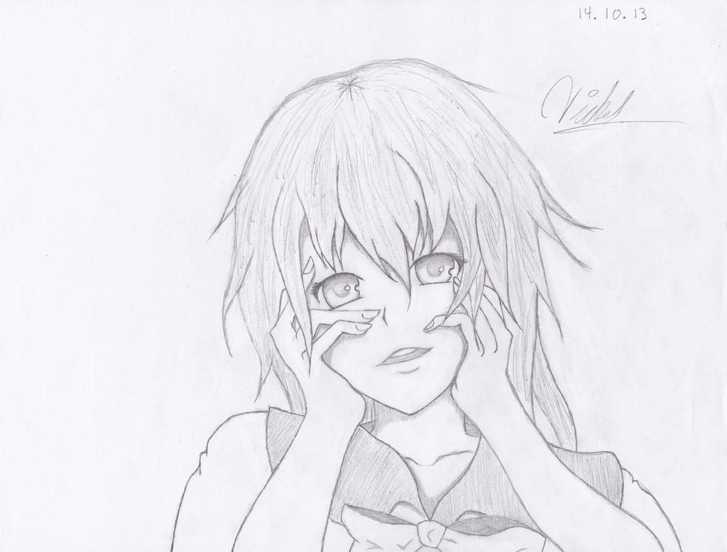 Yuno Gasai from Mirai Nikki