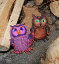 little owls, Handmade Toy