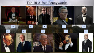 Top 10 Alfred Pennyworths