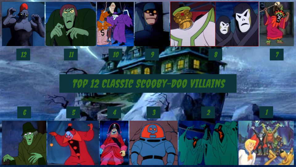 Scooby Doo Villains – created for Superpunch – Dabbled