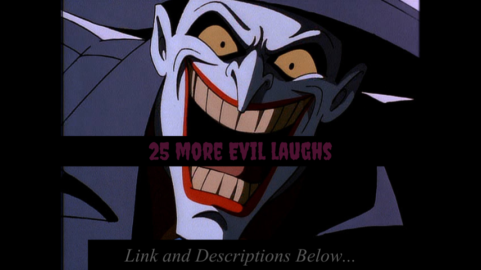 25 More Evil Laughs By Jjhatter On Deviantart