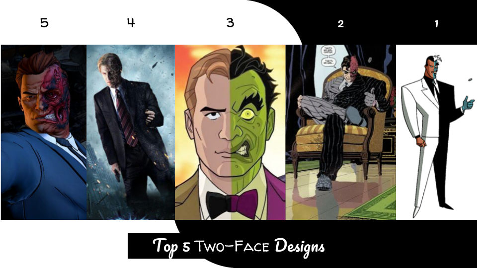 Top 5 Two-Face Designs by JJHatter on DeviantArt