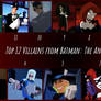 Top 12 Villains from Batman: The Animated Series
