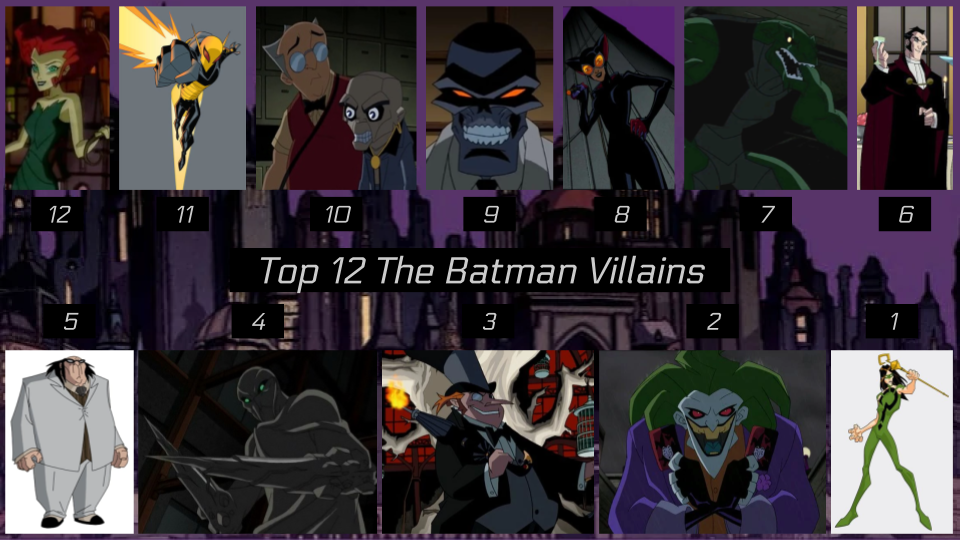 Top 12 The Batman Villains by JJHatter on DeviantArt