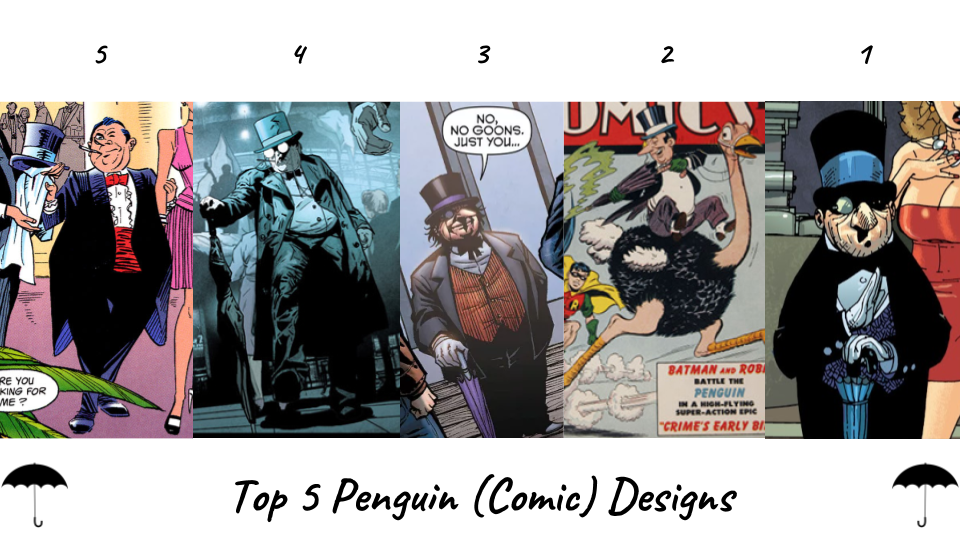 Top 5 (Comic) Penguin Designs by JJHatter on DeviantArt