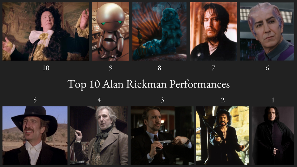 Alan Rickman movies: 10 greatest films ranked from worst to best - GoldDerby