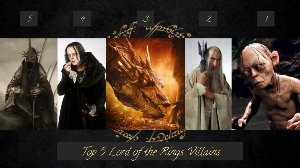 The 10 Greatest 'Lord Of The Rings' Villains, Ranked