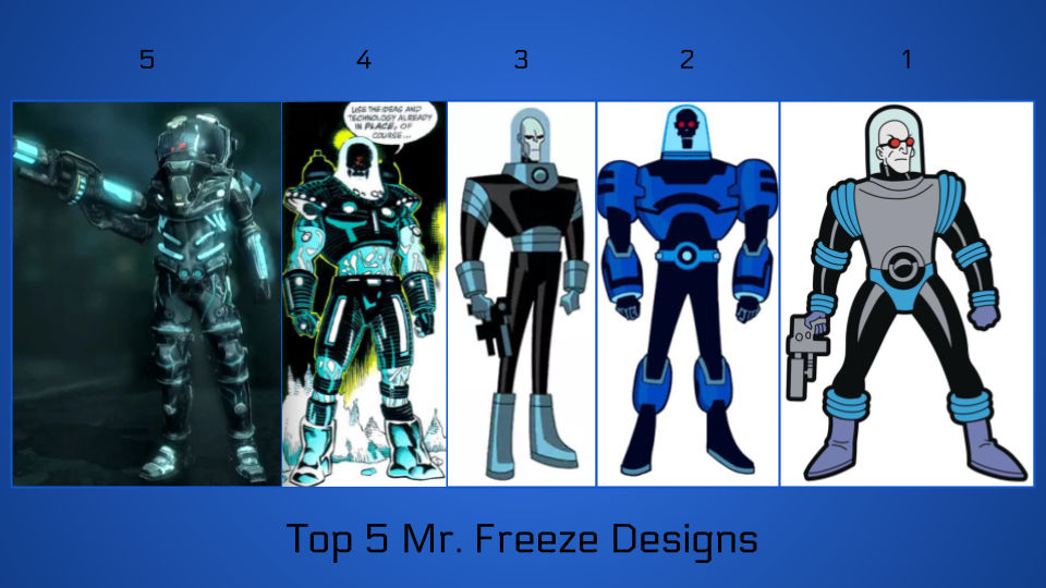 Top 5 Mr. Freeze Designs by JJHatter on DeviantArt