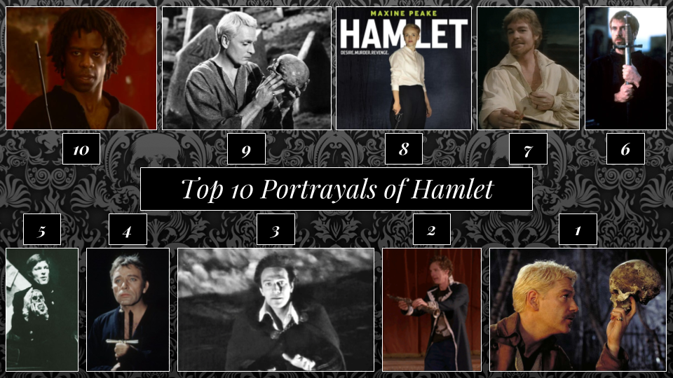Hamled Top 10 Portrayals of Hamlet by JJHatter on DeviantArt