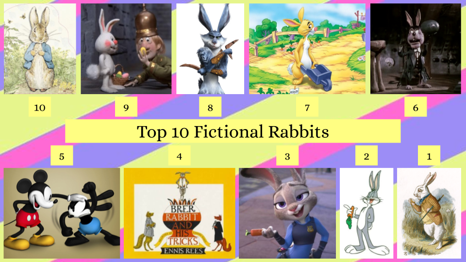Top 10 Fictional Rabbits by JJHatter on DeviantArt