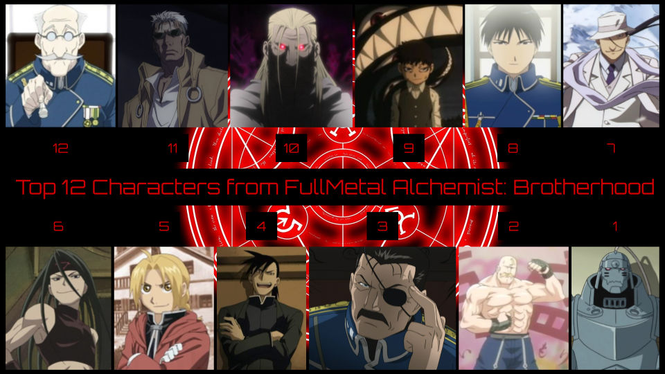 Fullmetal Alchemist: Brotherhood - 10 Best Characters, Ranked