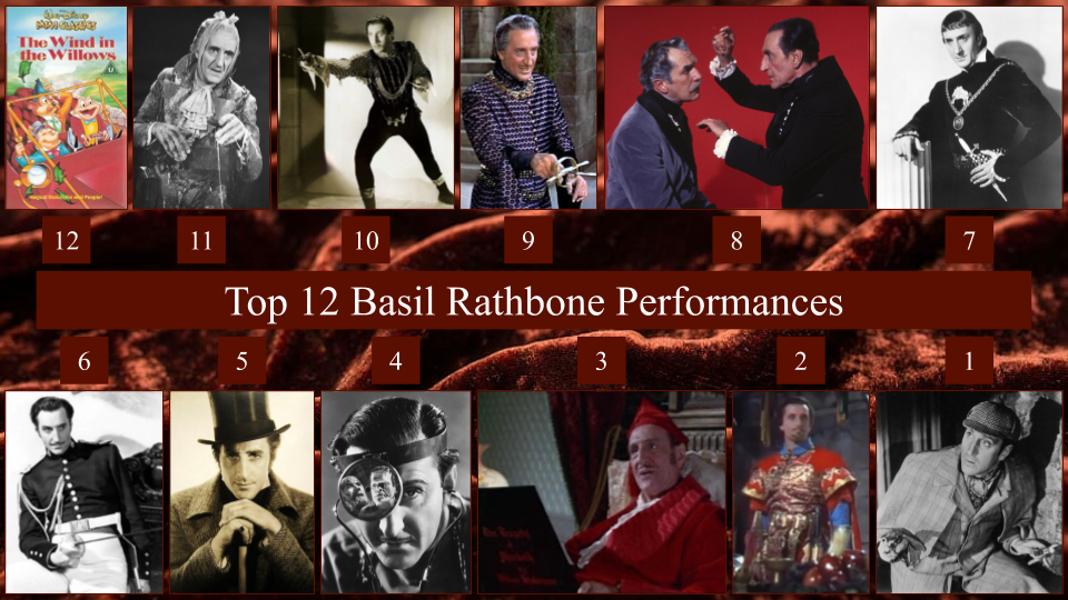 Top 12 Basil Rathbone Performances by JJHatter on DeviantArt